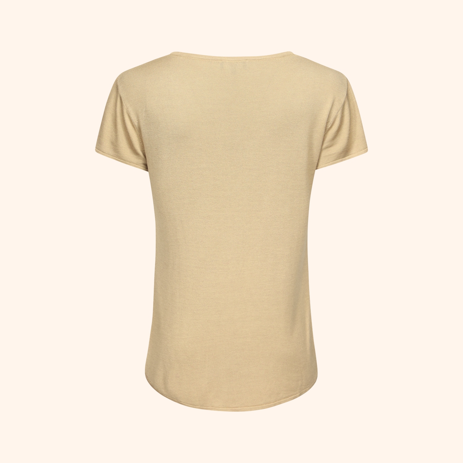 T-shirt col V manches courtes