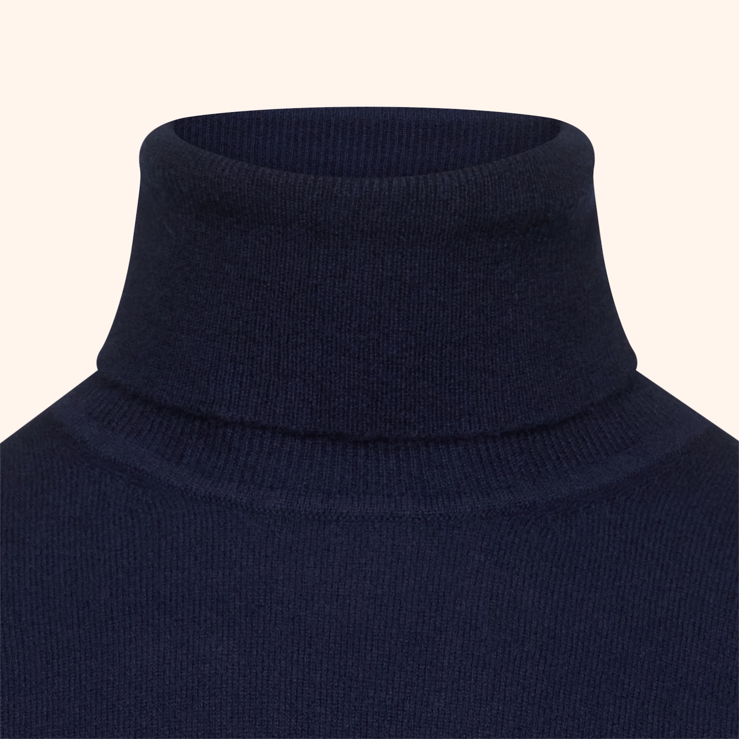 Pull col roulé 100 % cachemire