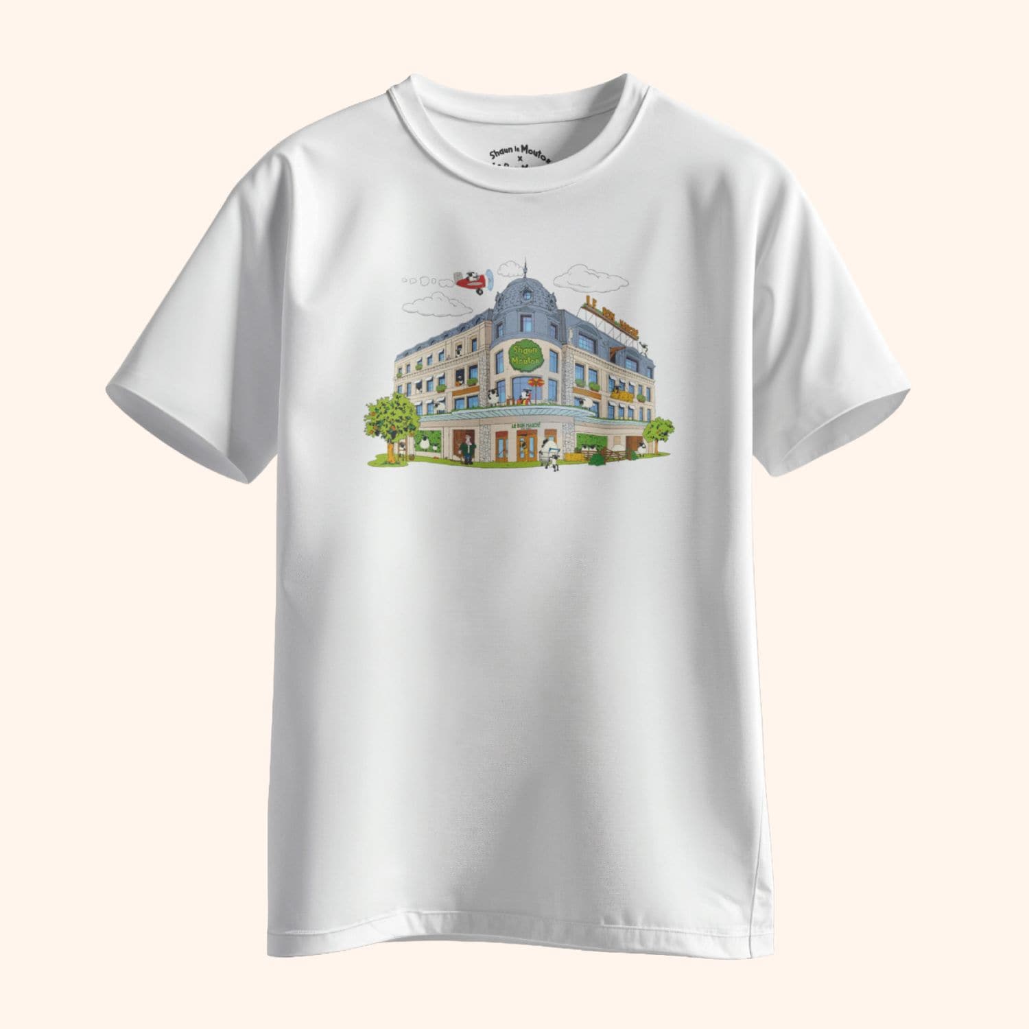 T-shirt Junior Shaun Le Mouton "Fa&ccedil;ade"