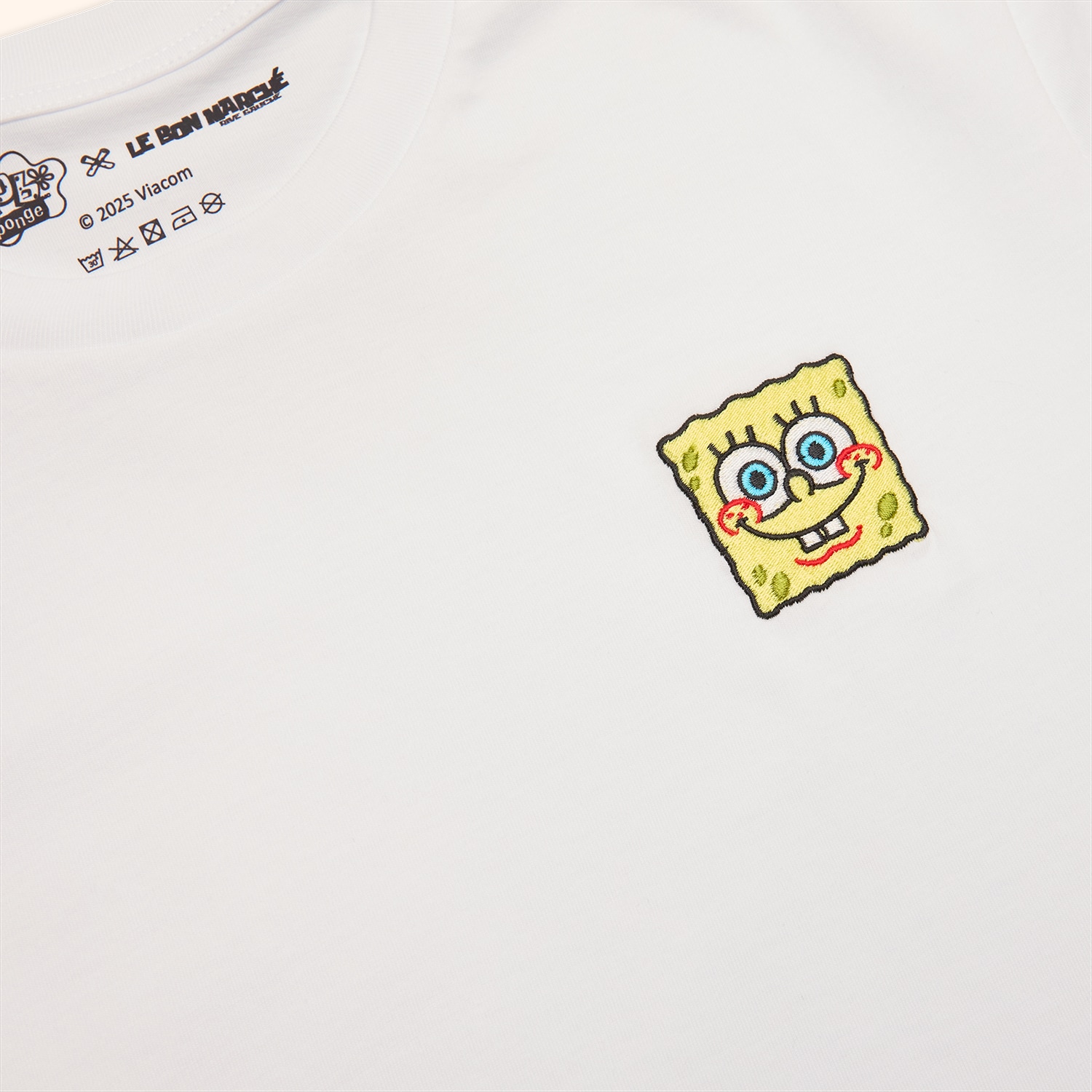 T-shirt adulte Bob L'éponge Brodé