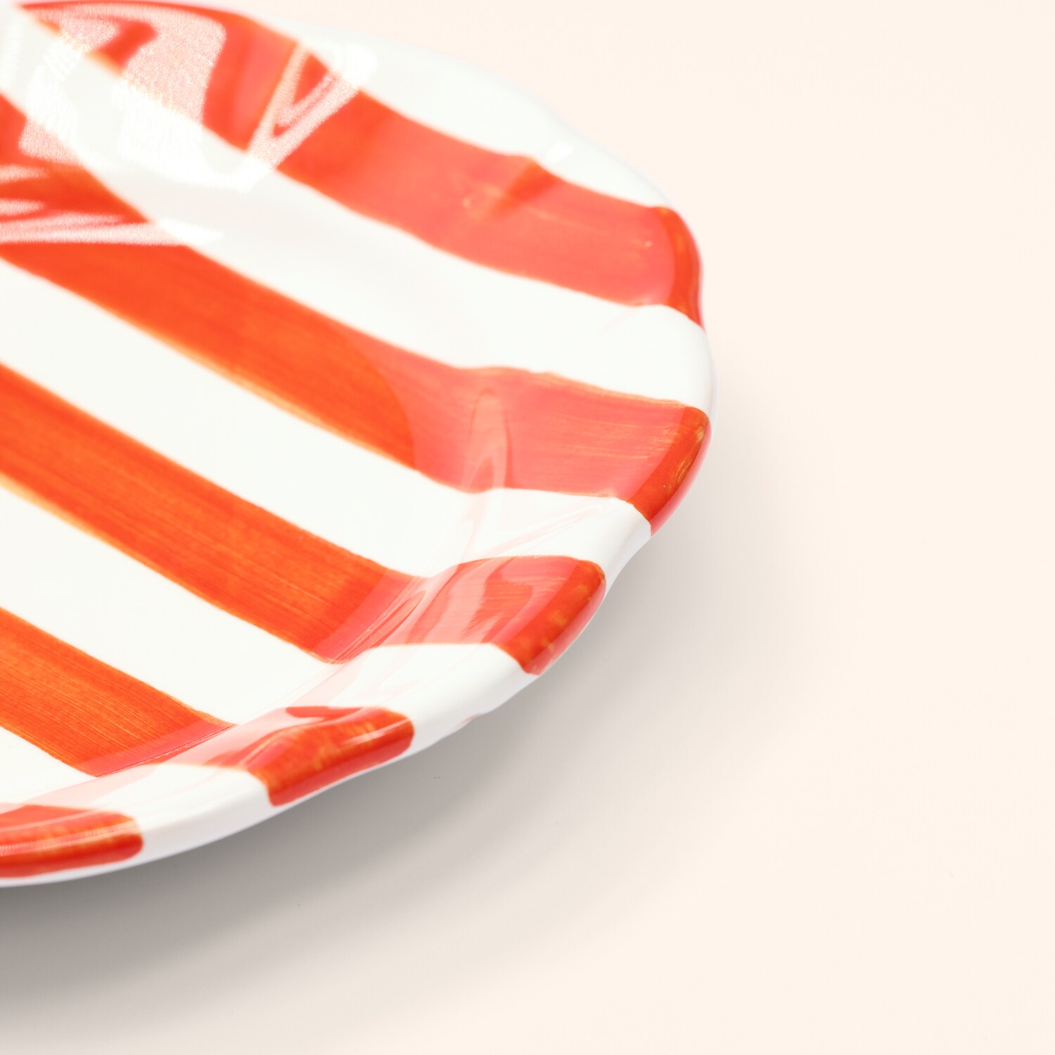 Assiette orange sanguine