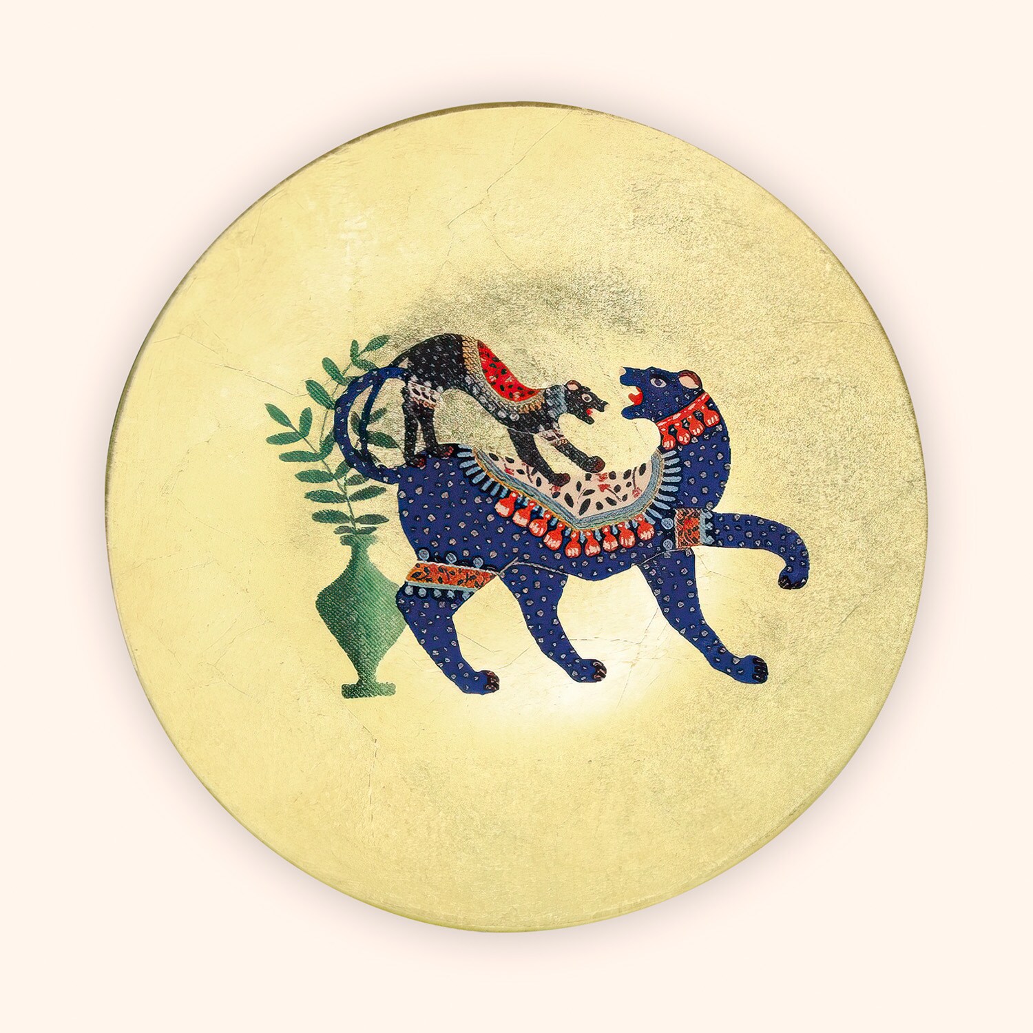 4 assiettes trésor