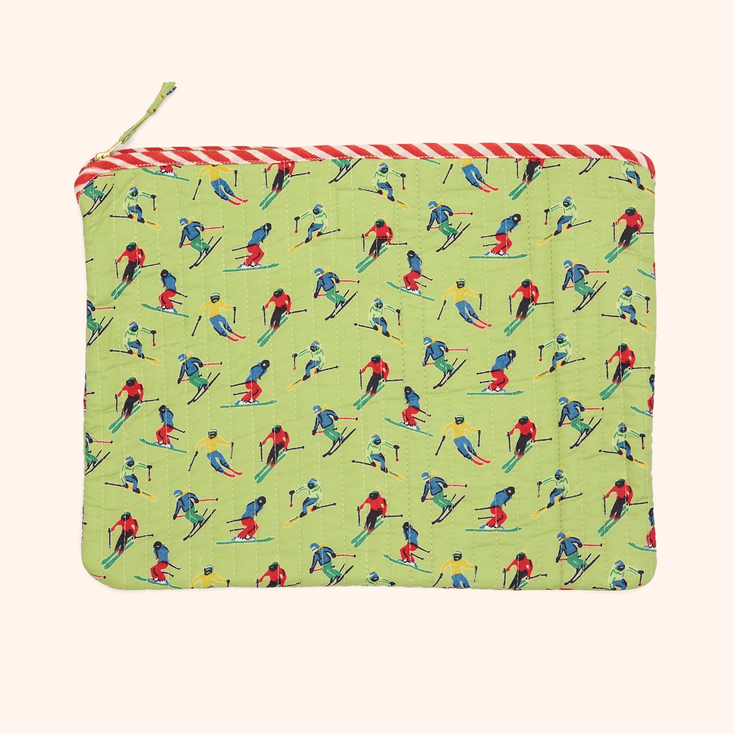 Computer pouch "ski trip"