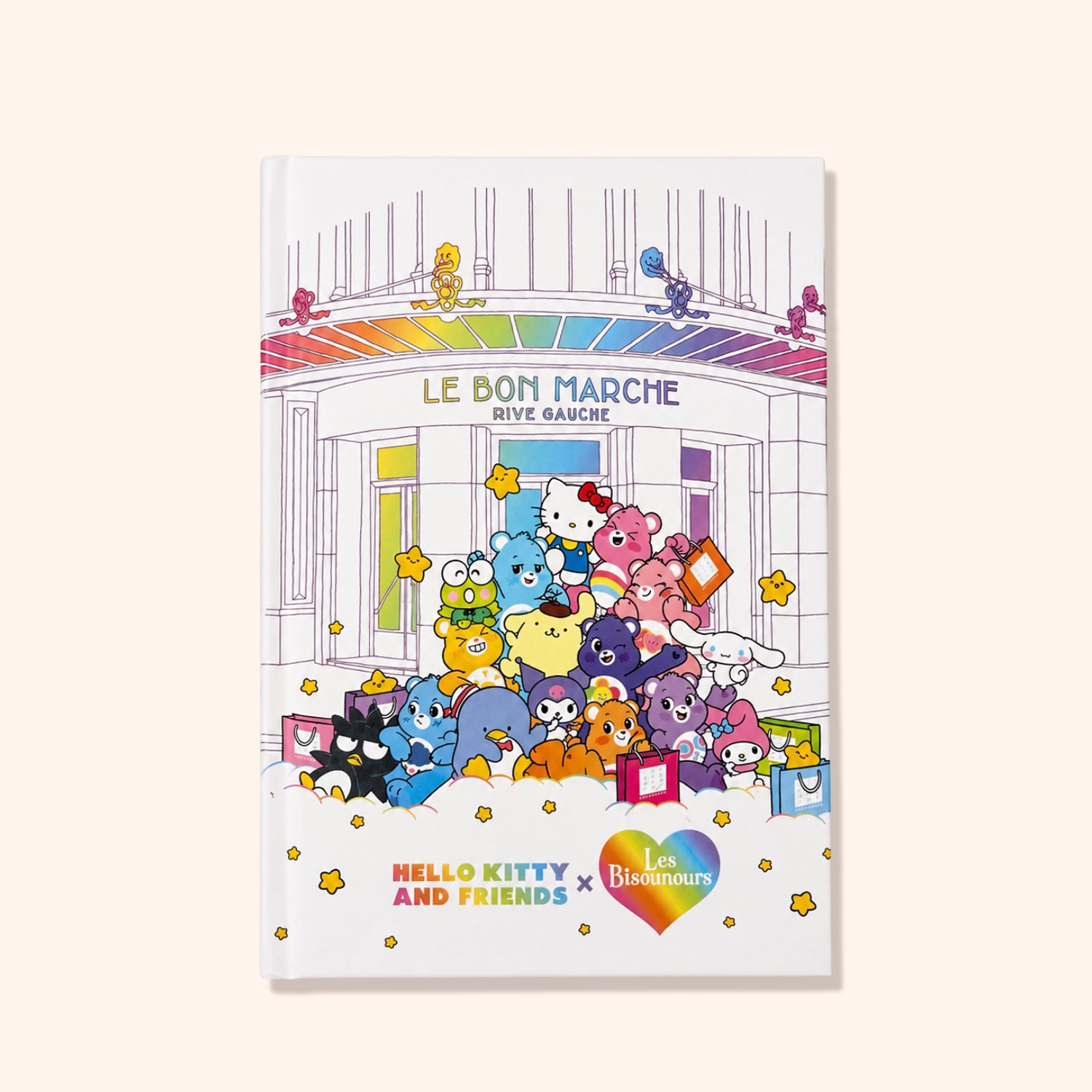Carnet fa&ccedil;ade Hello Kitty & les bisounours