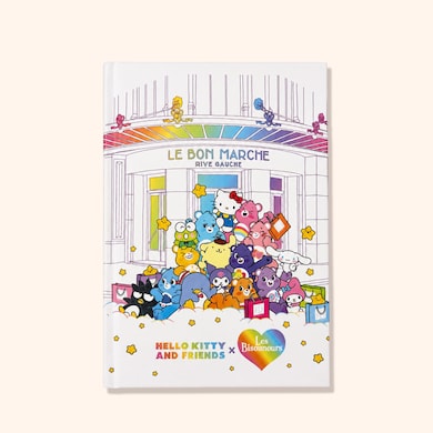 Carnet fa&ccedil;ade Hello Kitty & les bisounours, , hi-res