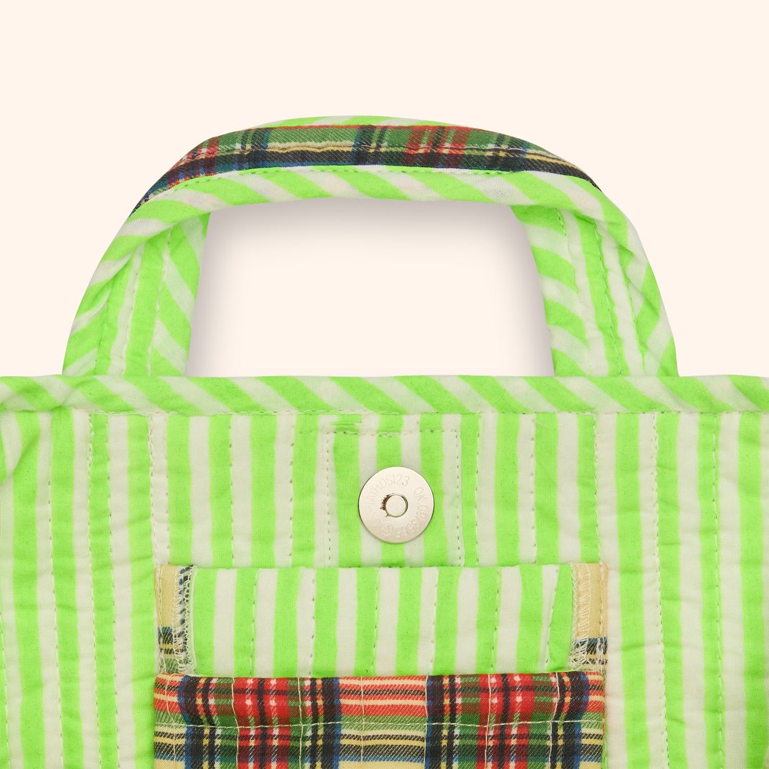 Tote bag XL arno santa tartan