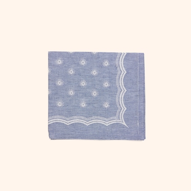 Serviette de table bleue, , hi-res