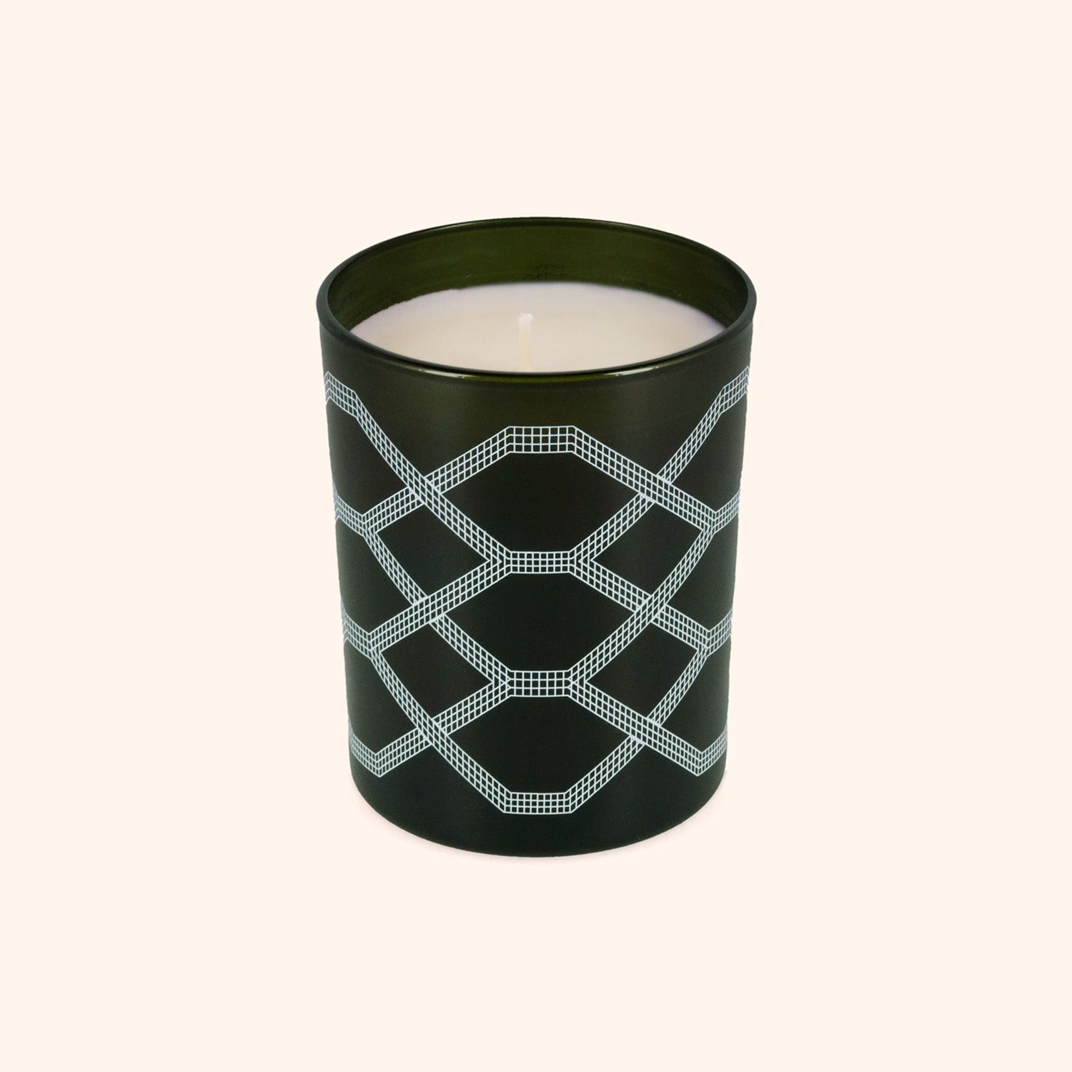 Bougie motif escalator