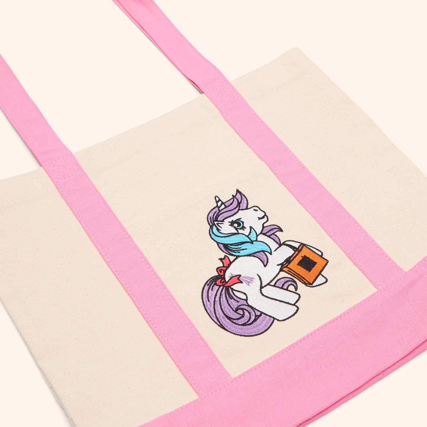 Cabas brod&eacute; Mon Petit Poney "Glory"