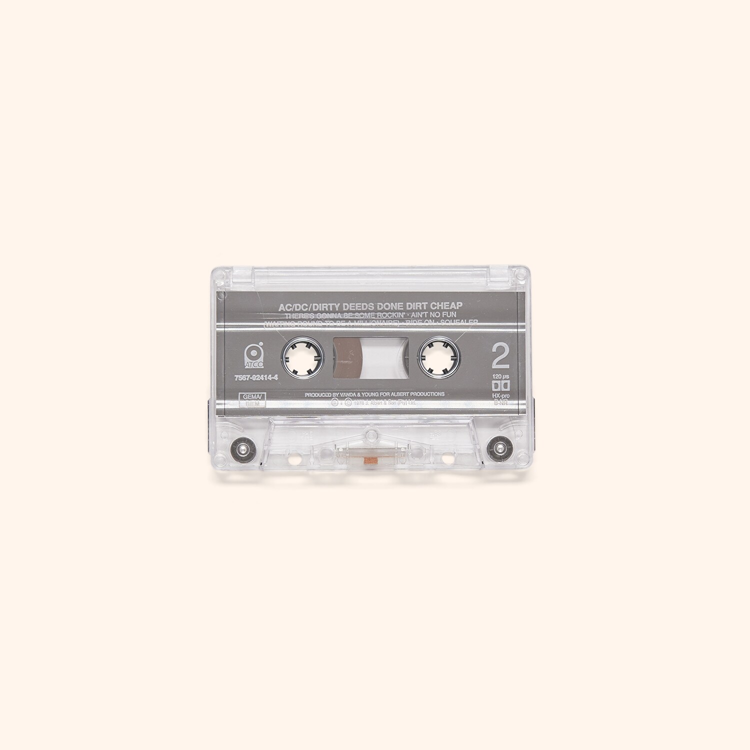 Cassette ACDC - Dirty Deeds Done Dirt Cheap
