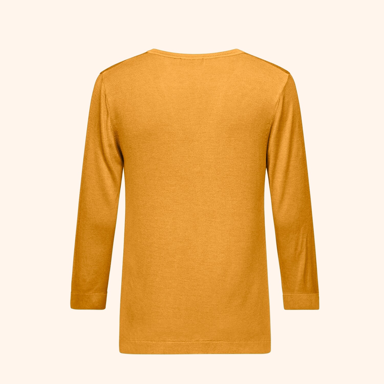 T-shirt col V manches 3/4