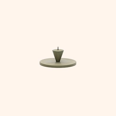 Bougeoir vert, , hi-res