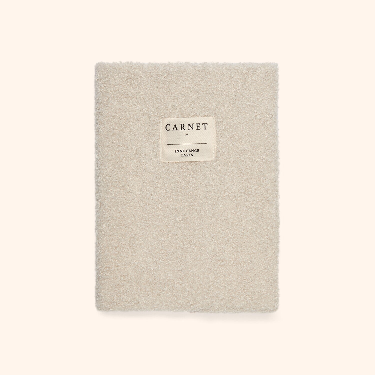 Carnet couverture tissu Hiver