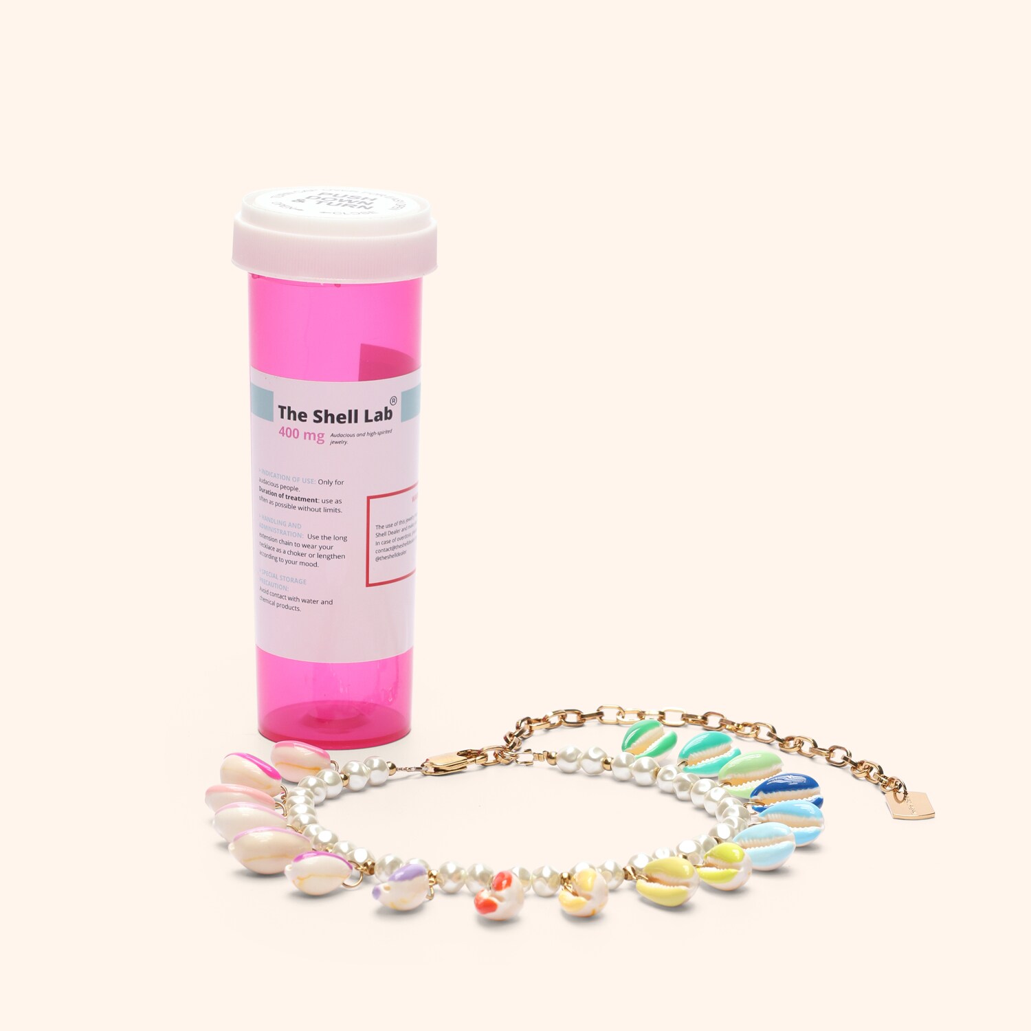 Collier Shell Poppers
