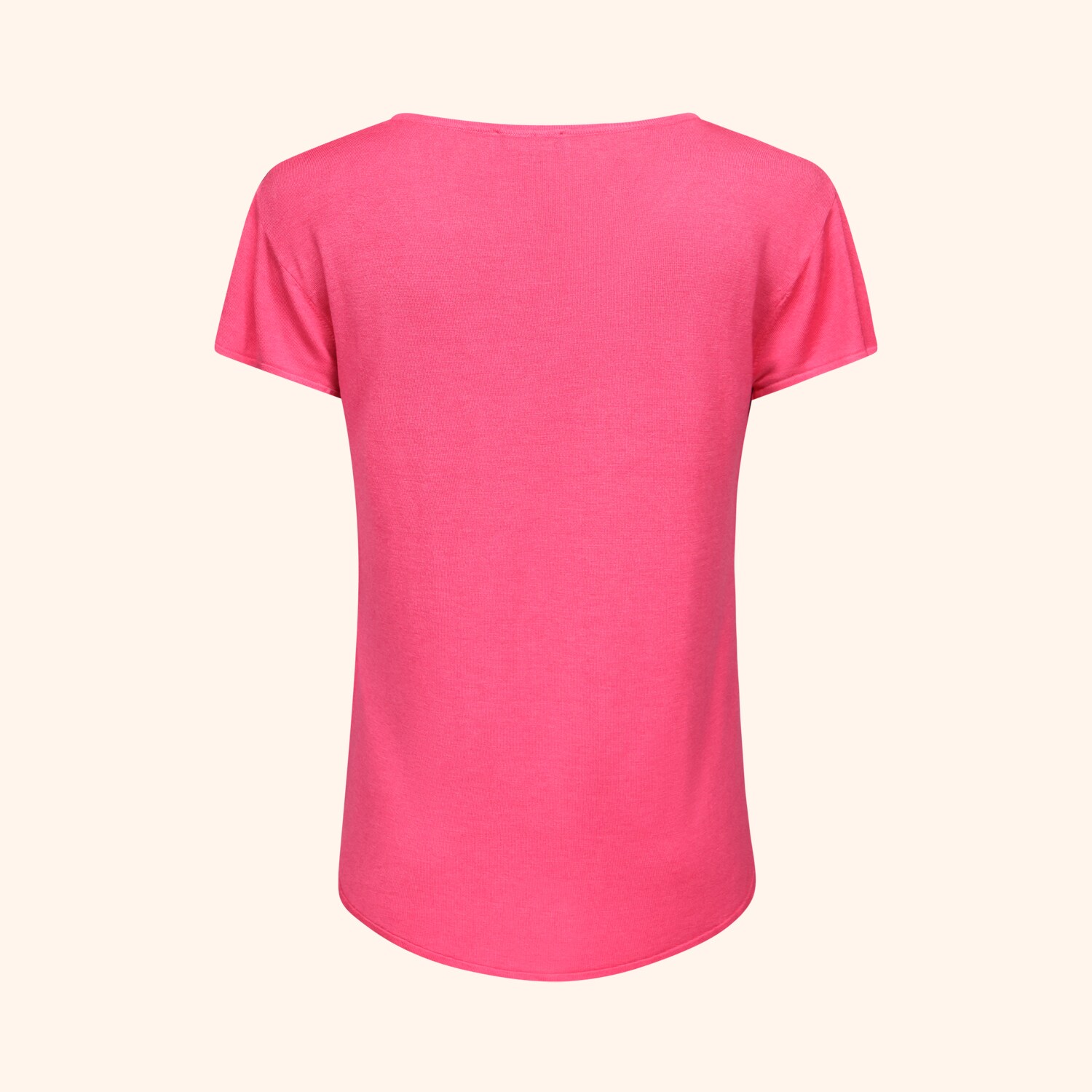 T-shirt col V manches courtes