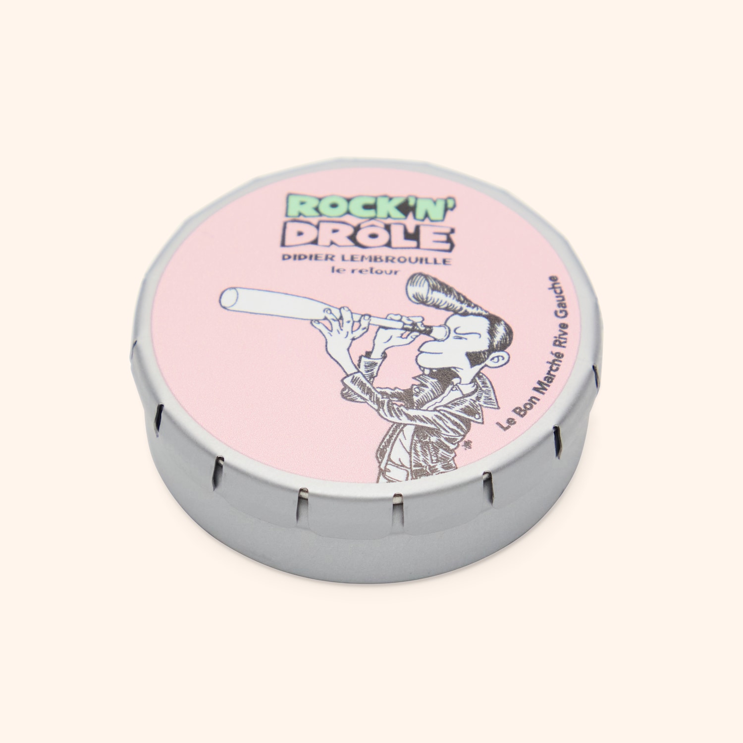 Boite pastille Rock'n'Drôle 