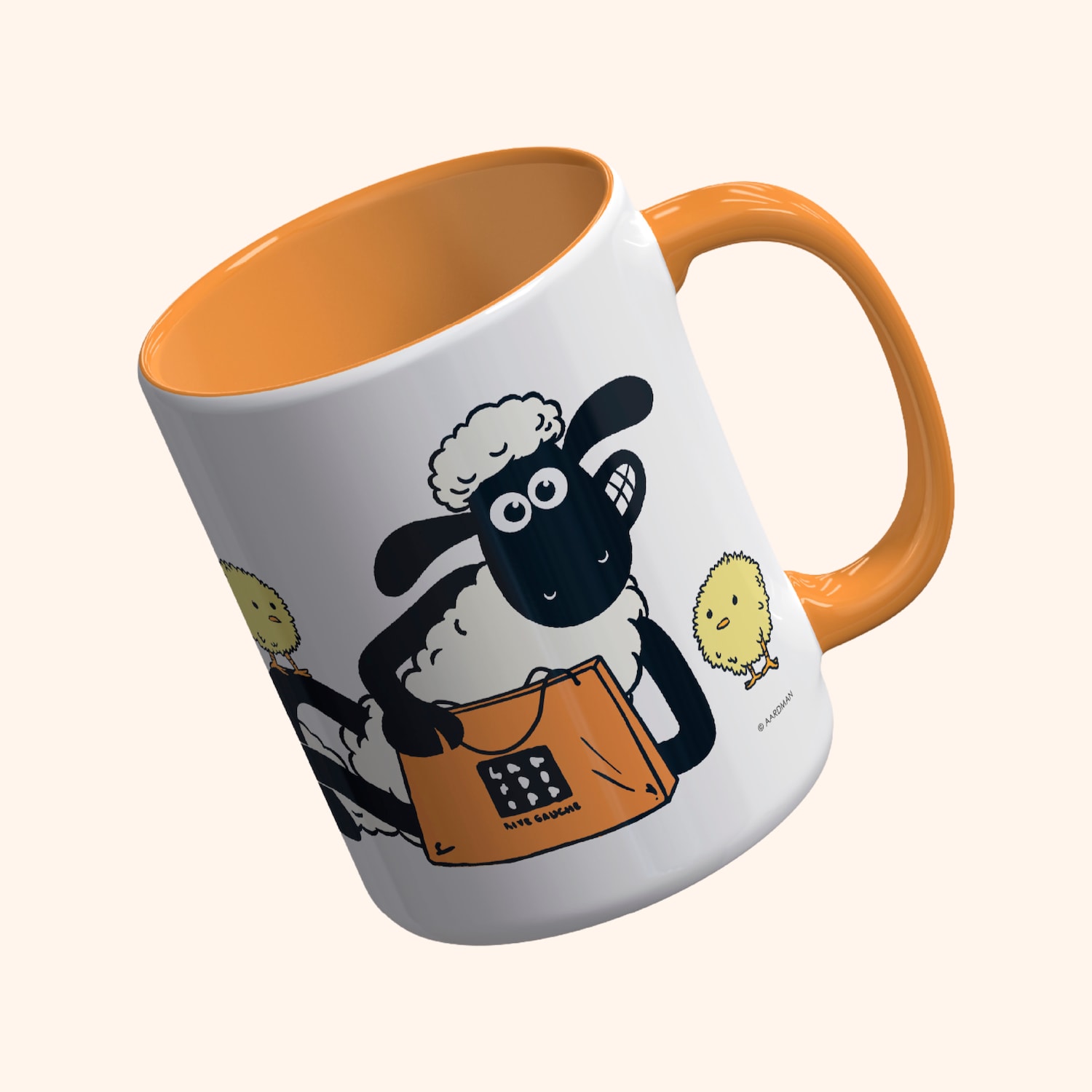 Mug Shaun Le Mouton "Allong&eacute;"
