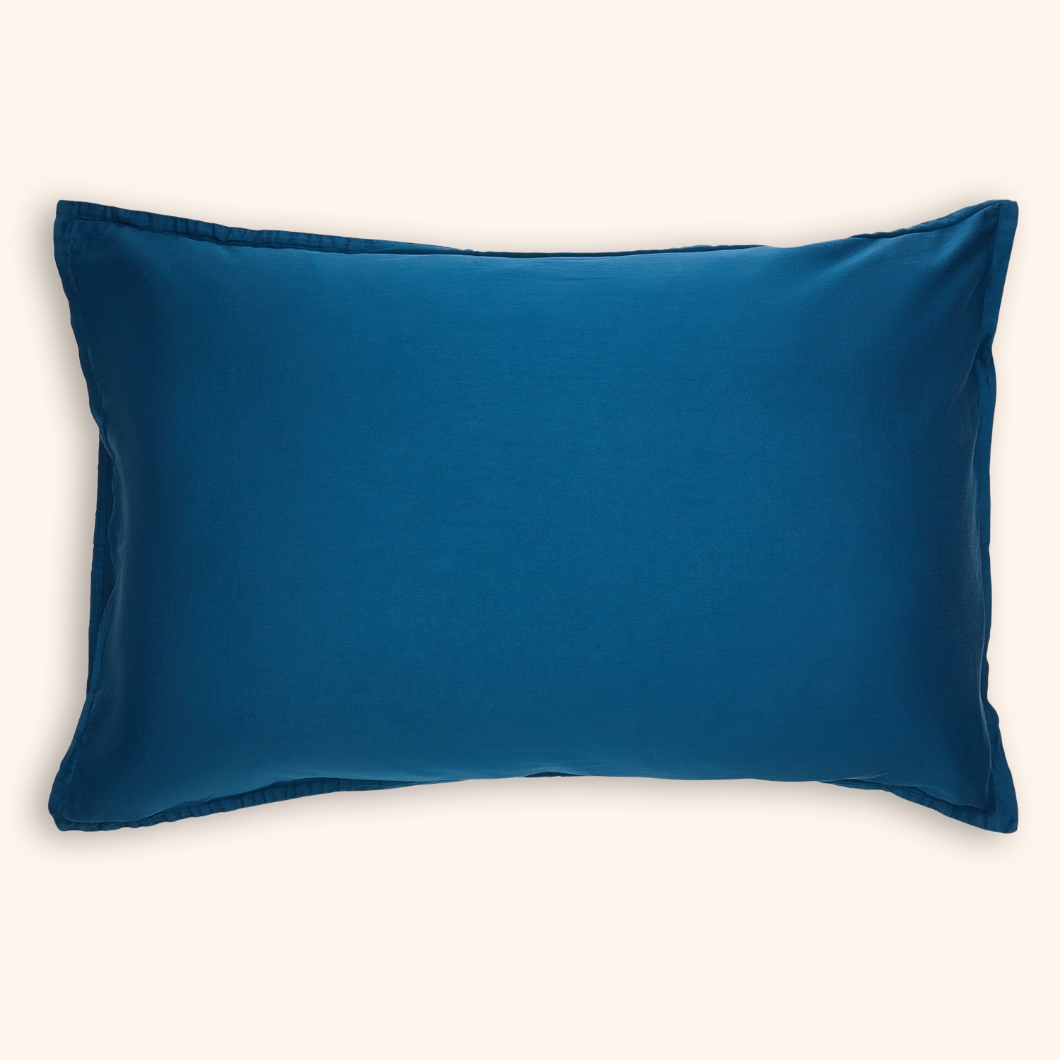 Lot de 2 taies d'oreiller Sati en Satin Lavé