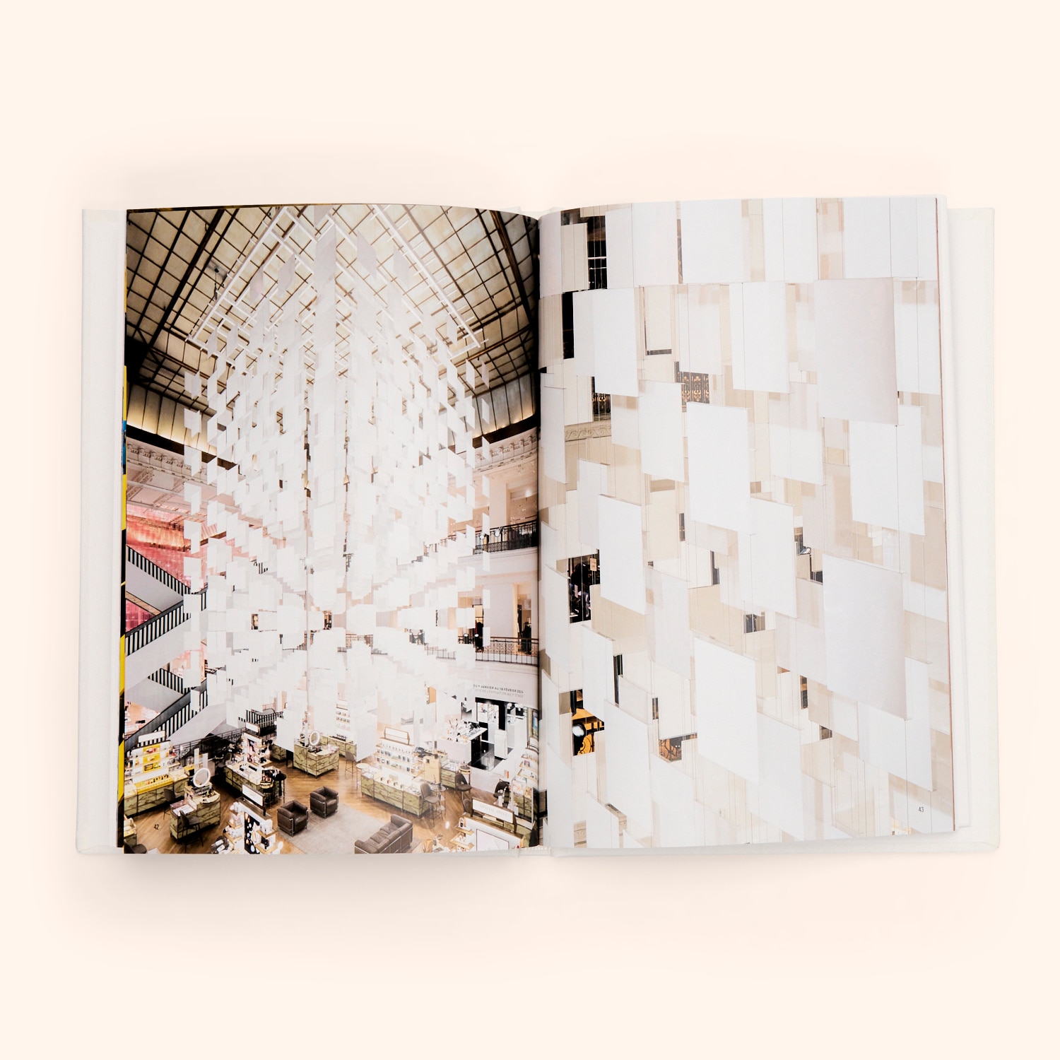 Livre Daniel Buren « Aux Beaux Carrés : travaux in situ »