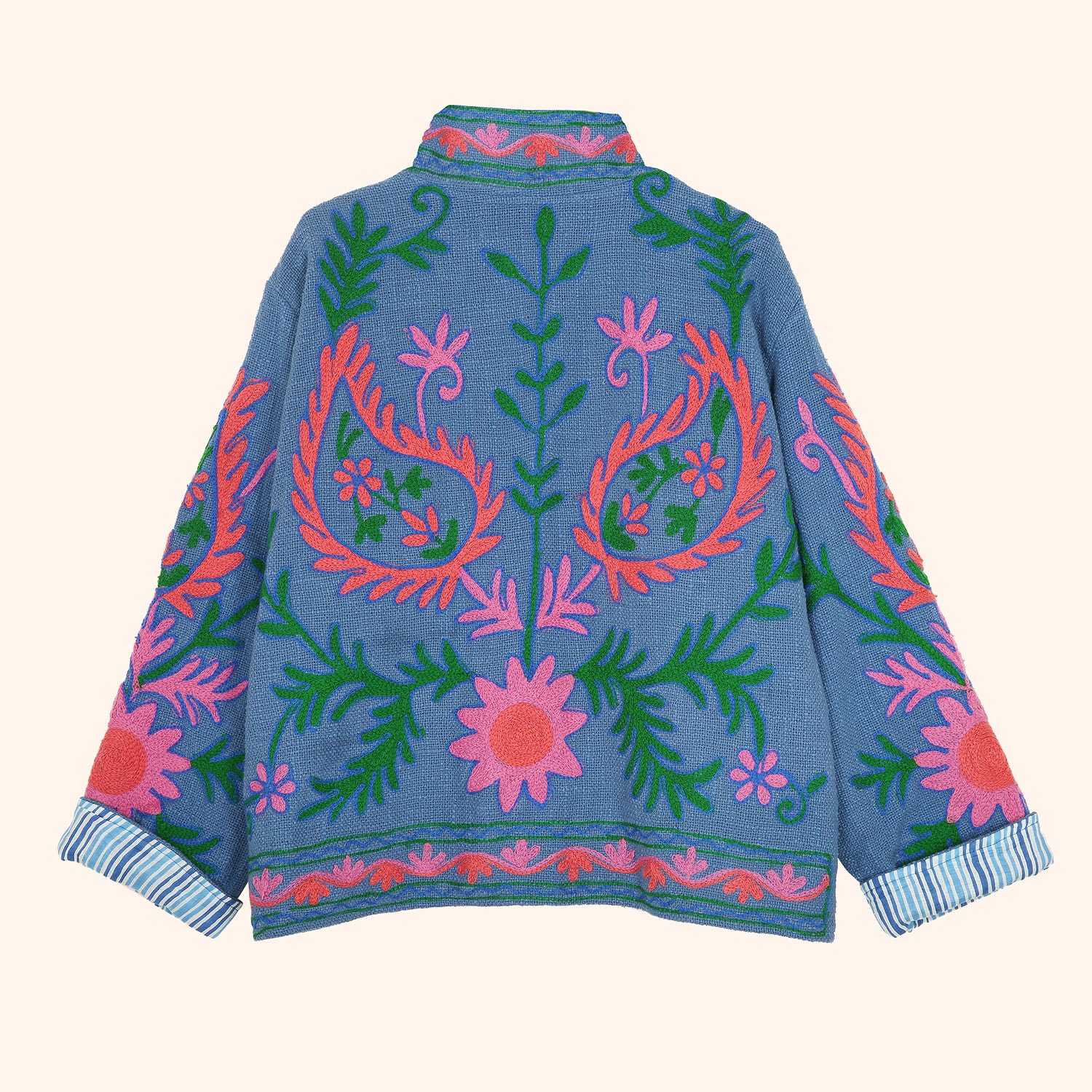 Veste Brod&eacute;e Flowers