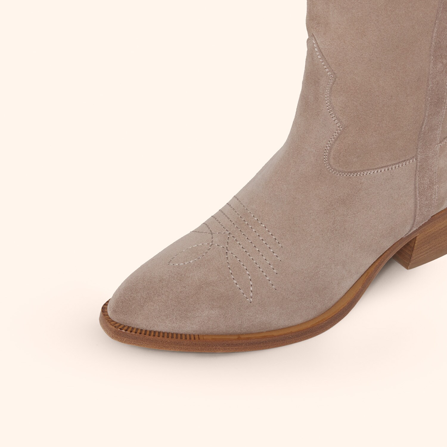 Bottes Cowboy suède
