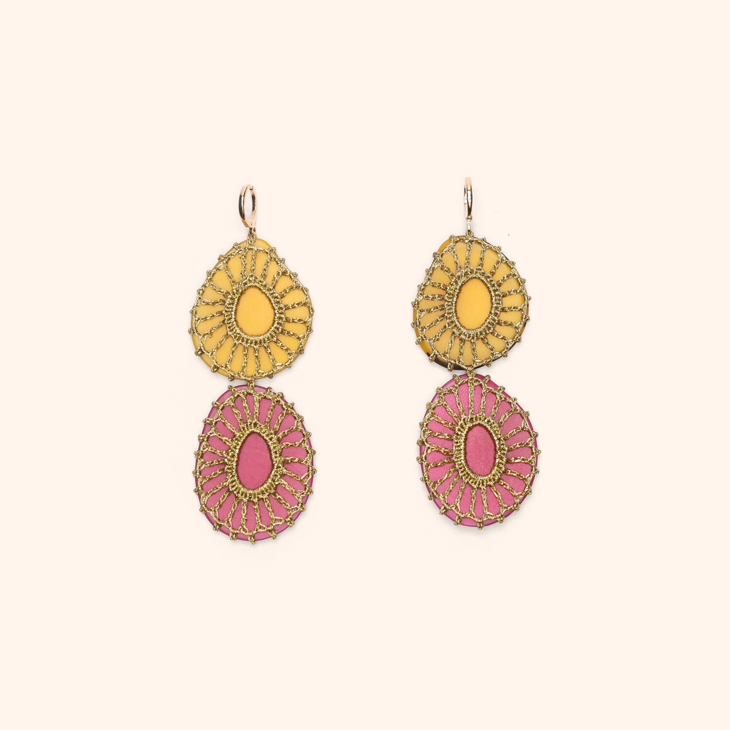 Boucles d'oreilles Cartagena double 