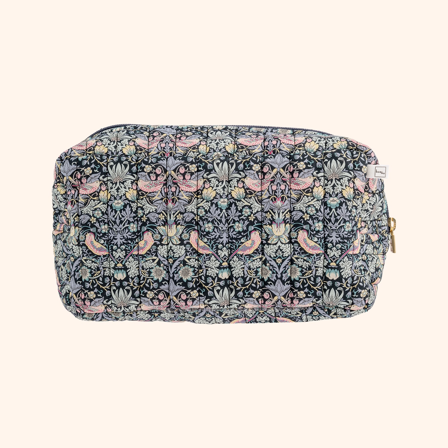 Pochette carrée - MW Liberty Strawberry Thief Black
