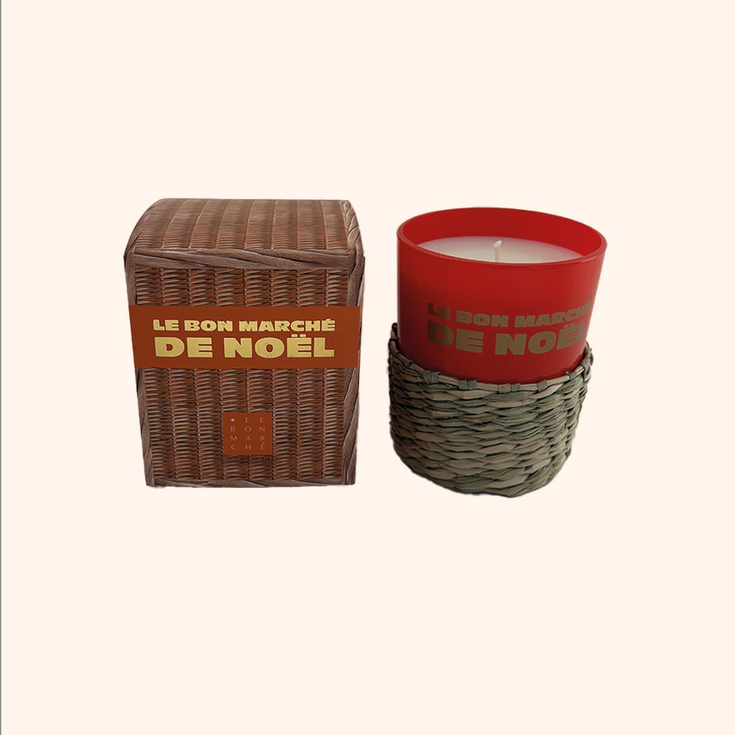 Bougie Bon Marche de Noël