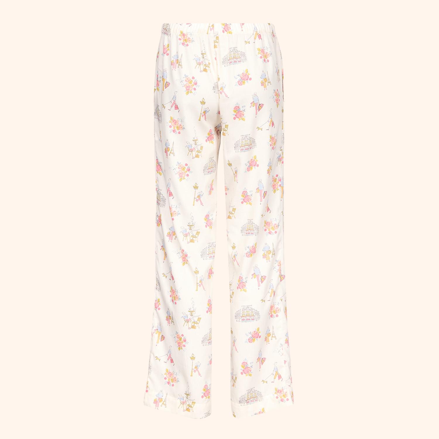 Pyjama pour femme en satin de coton exclusif Le Bon Marché