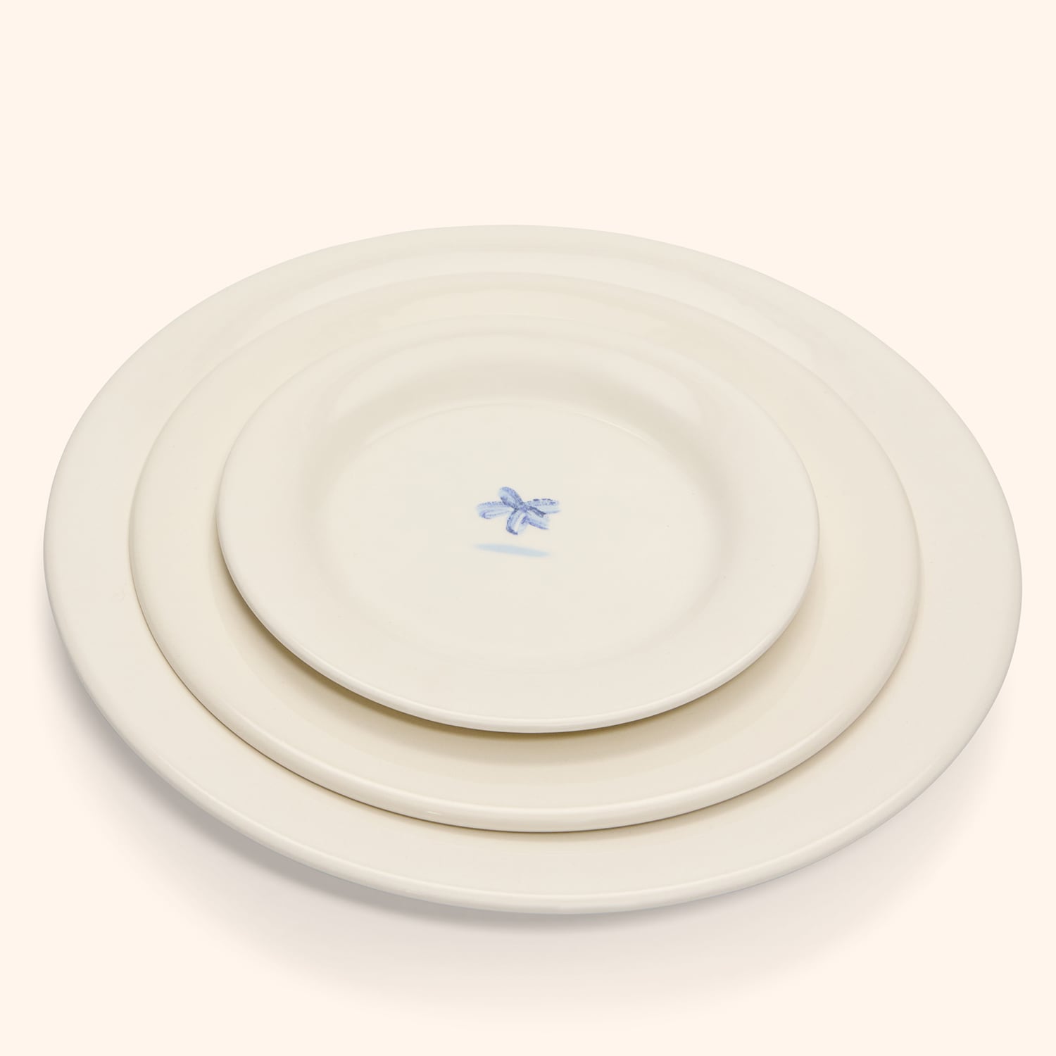 Coffret de 4 assiettes canapés