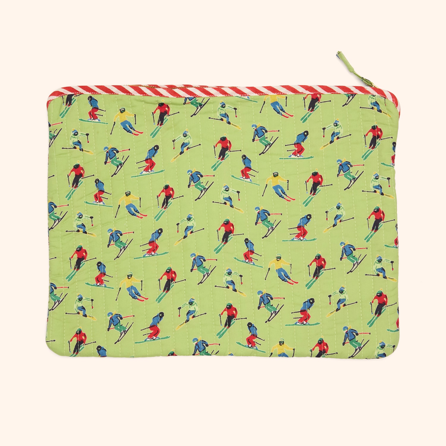 Computer pouch "ski trip"