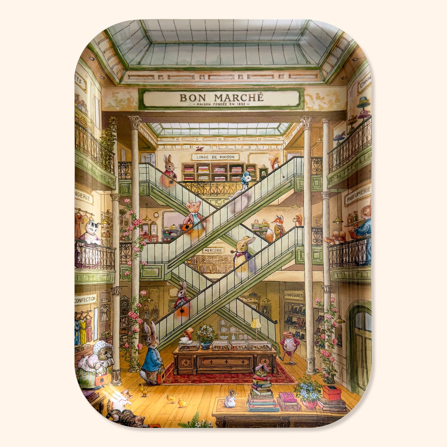 Plateau "Escalator Pierre Lapin"