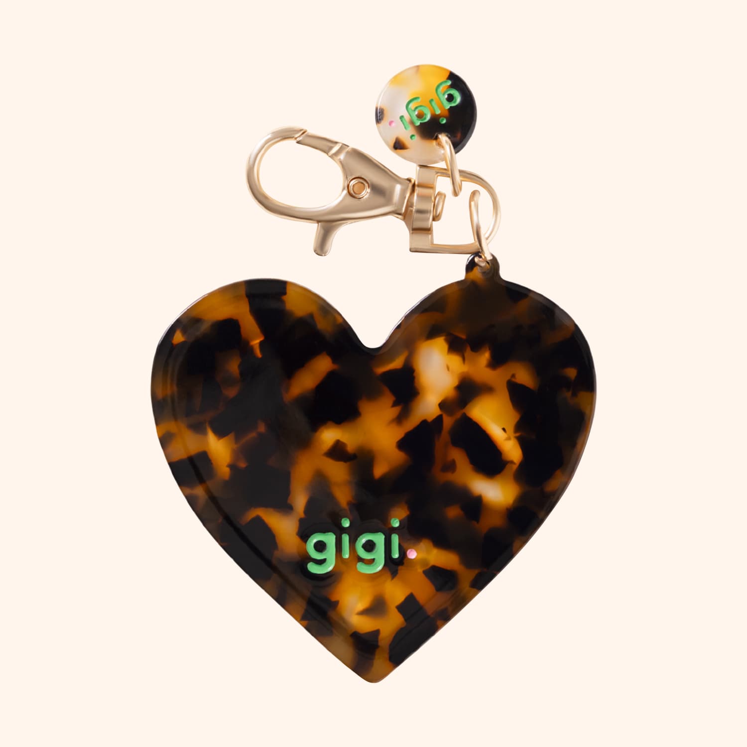 Miroir cœur porte-clef