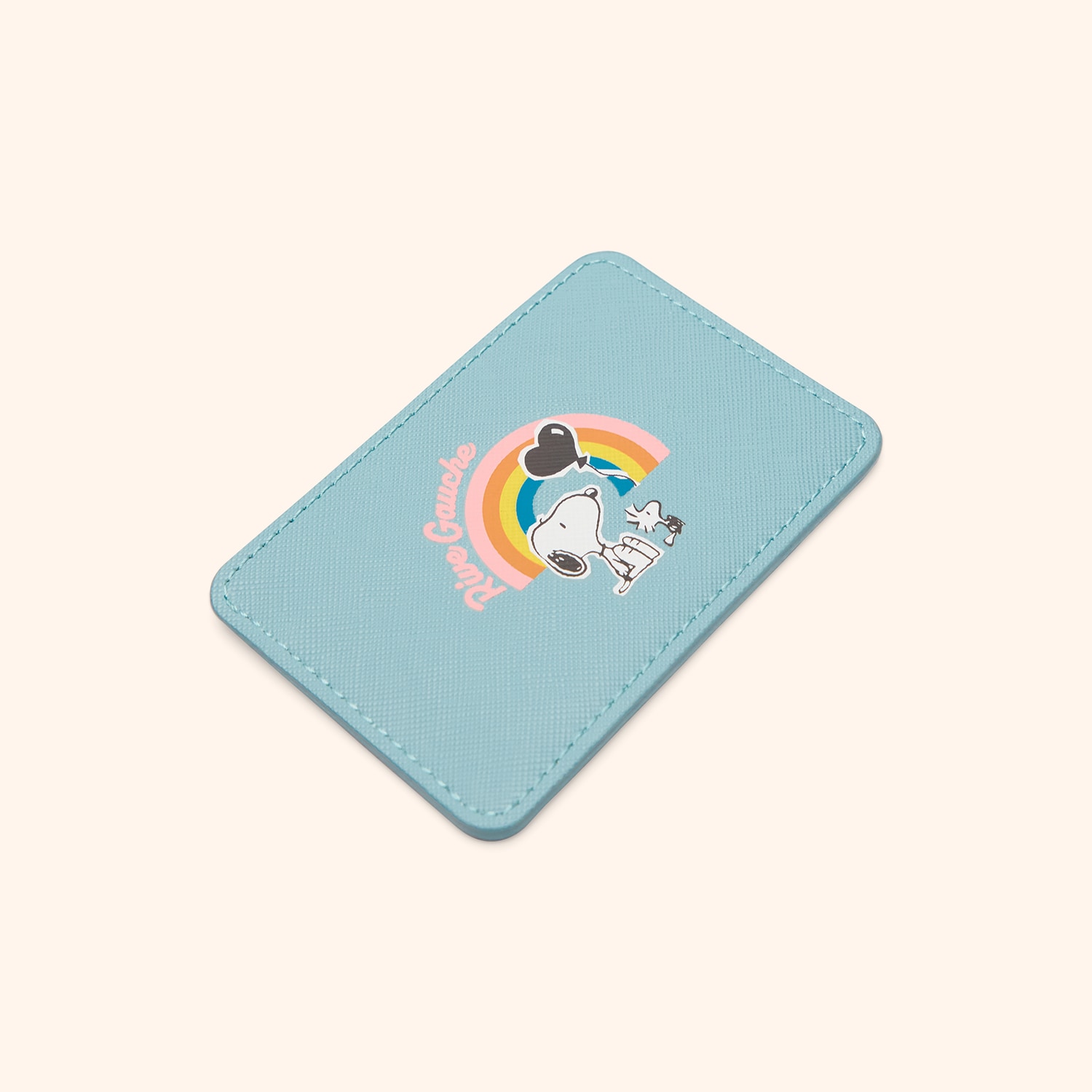 Porte carte Snoopy "Arc-en-ciel"