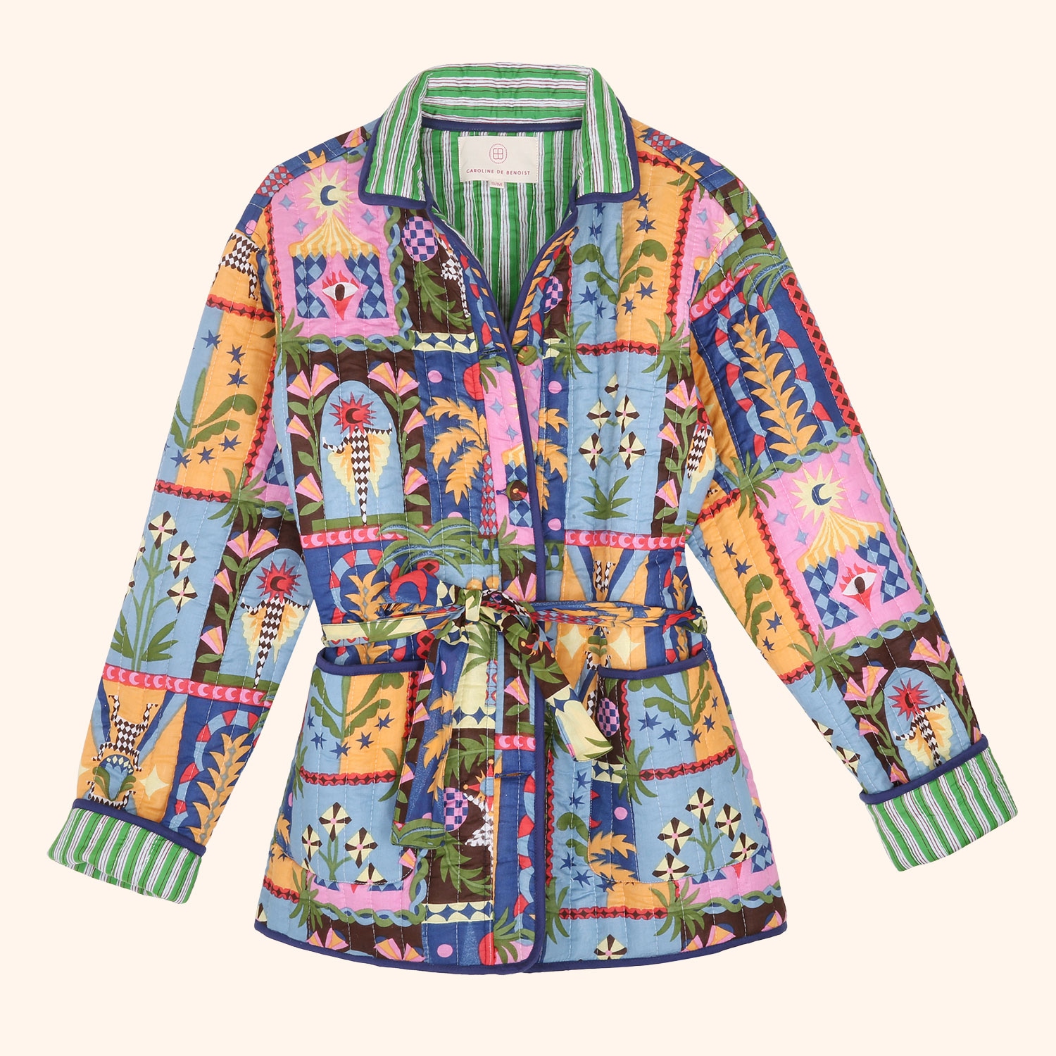 Veste Matelass&eacute;e Ceintur&eacute;e