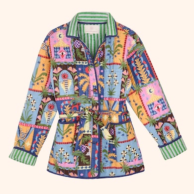 Veste Matelass&eacute;e Ceintur&eacute;e, , hi-res