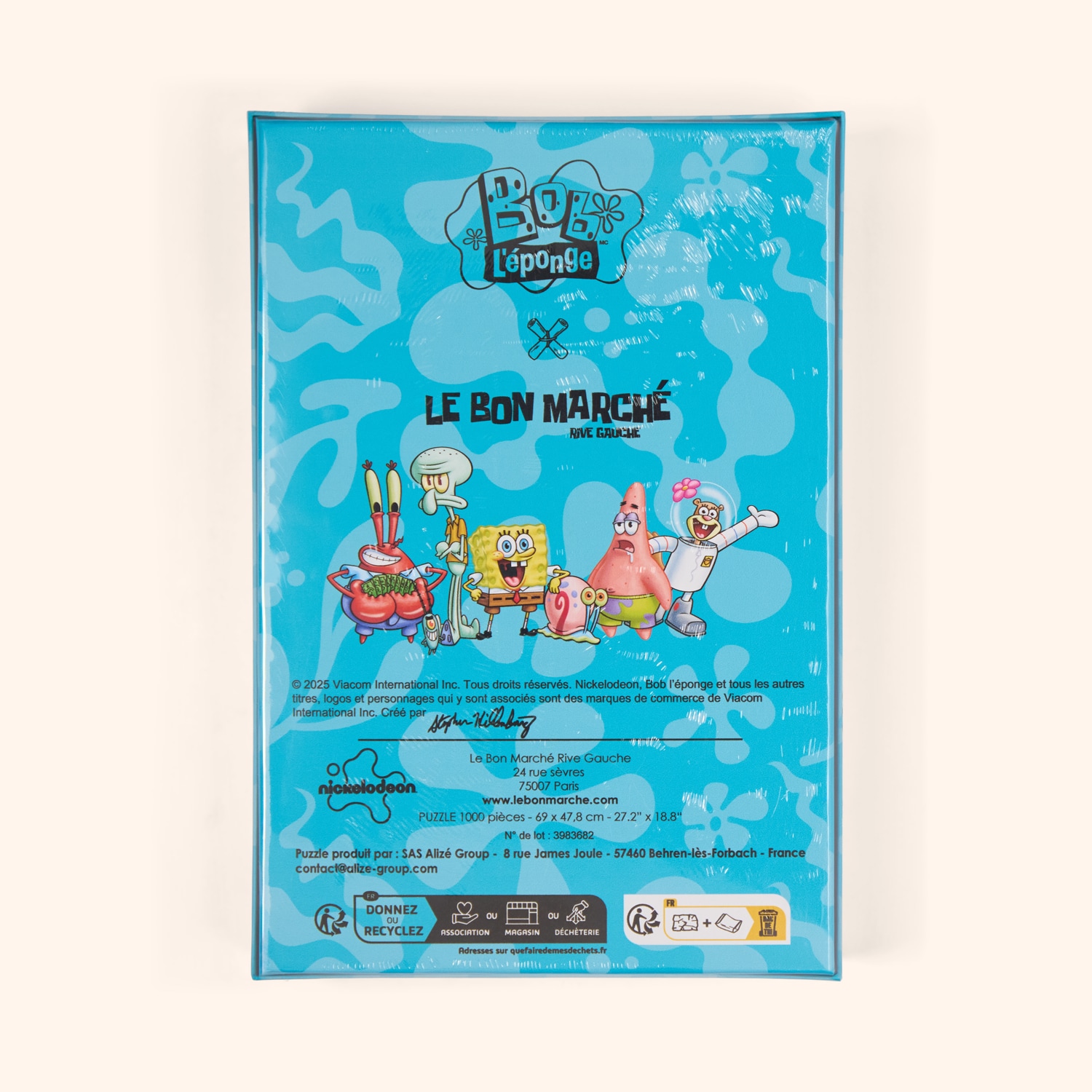 Puzzle Bob L'éponge Escalator