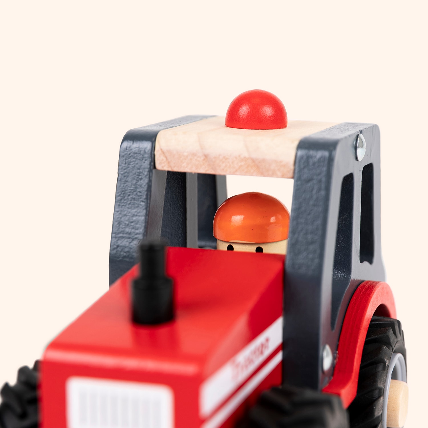 Jouet tracteur en bois