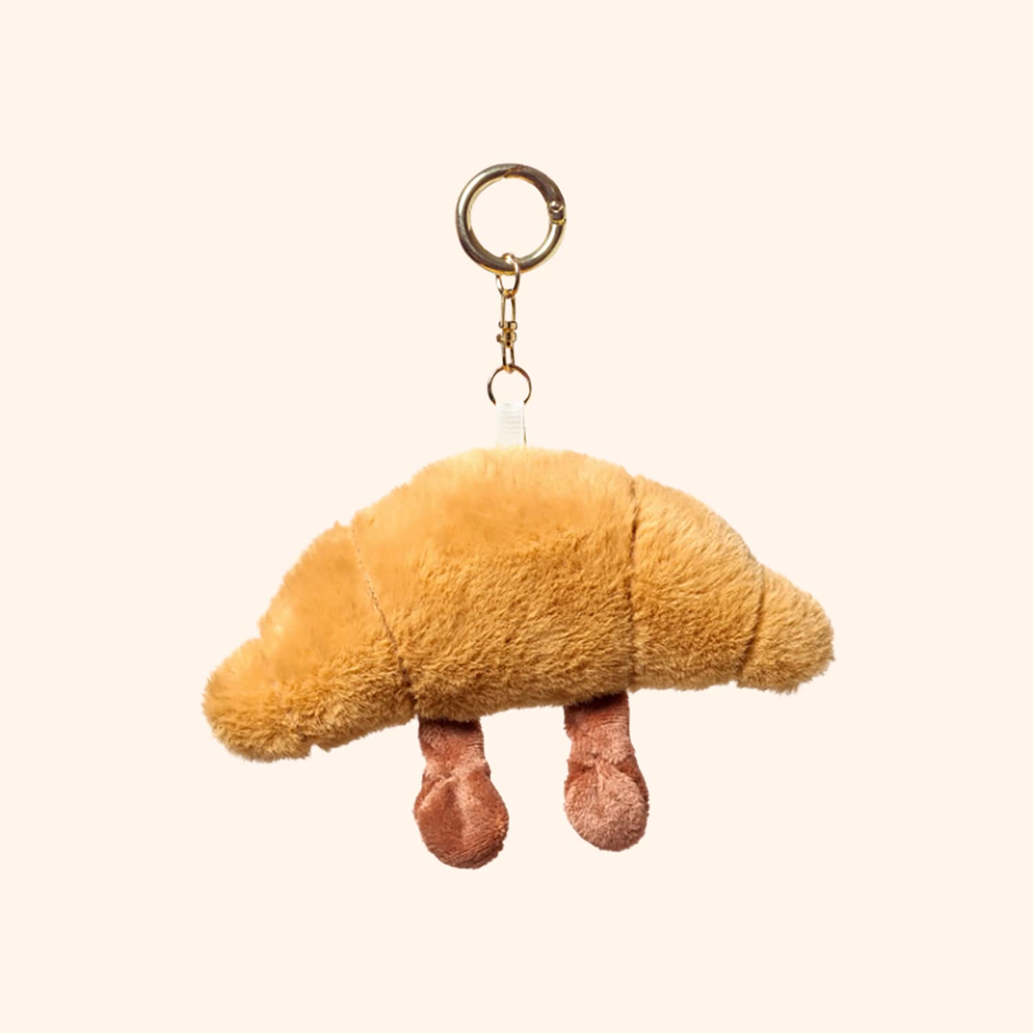 Porte clé peluche croissant