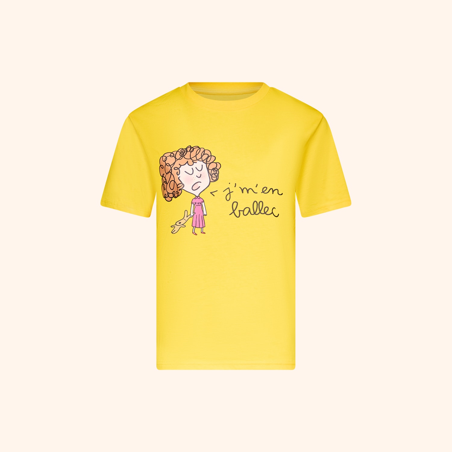 Tshirt SOLEDAD "Je m'en ballec"