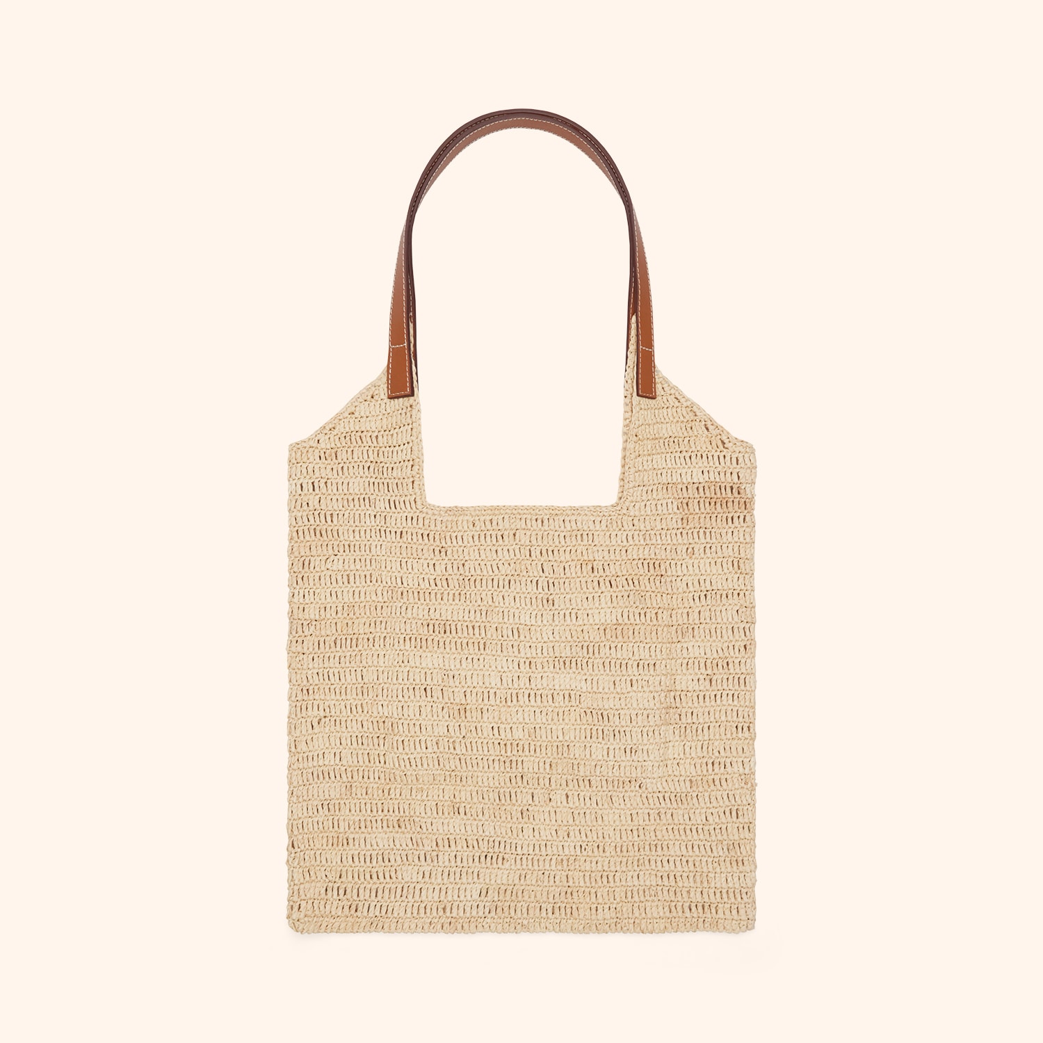 Sac tress&eacute; en raphia