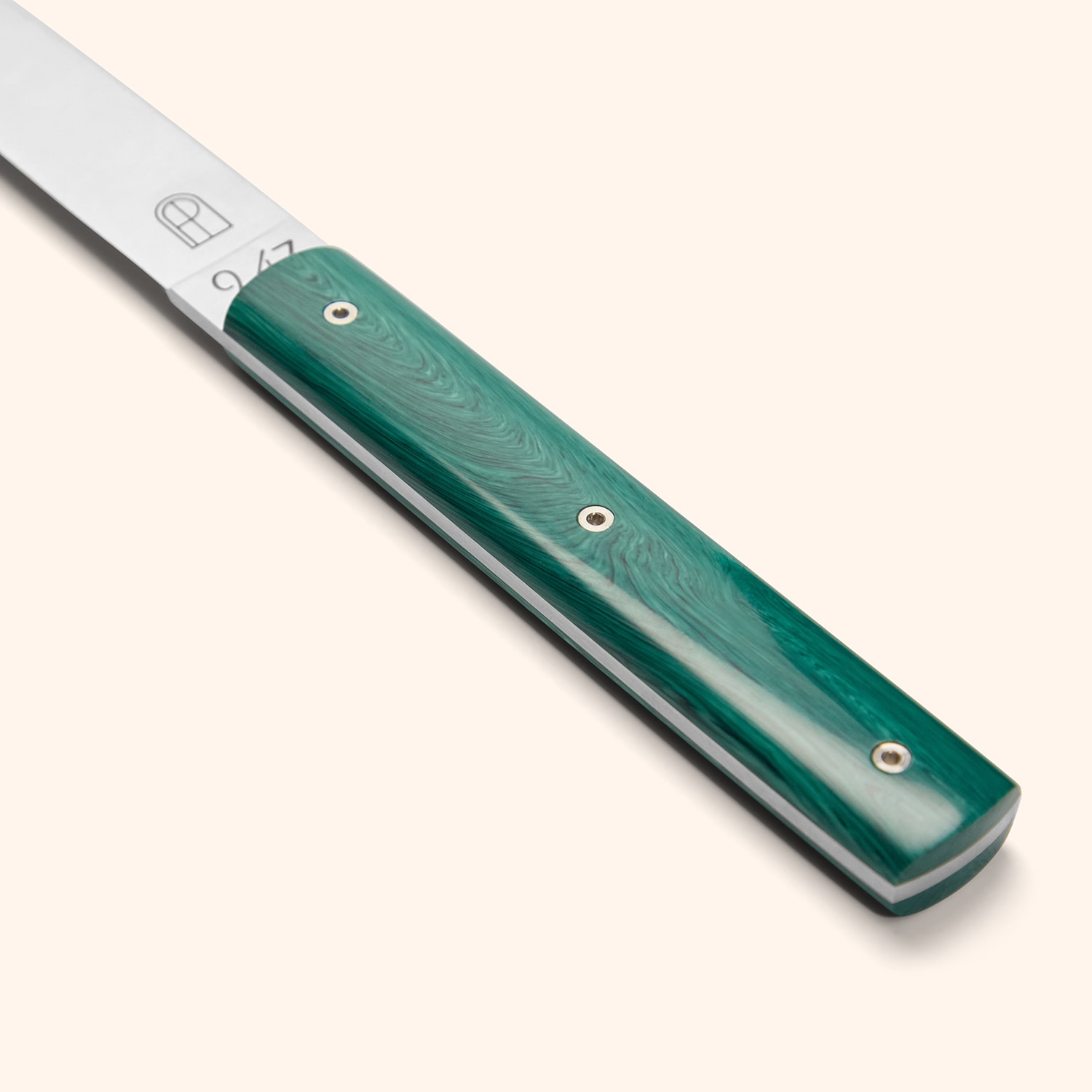 Coffret de 4 couteaux verts