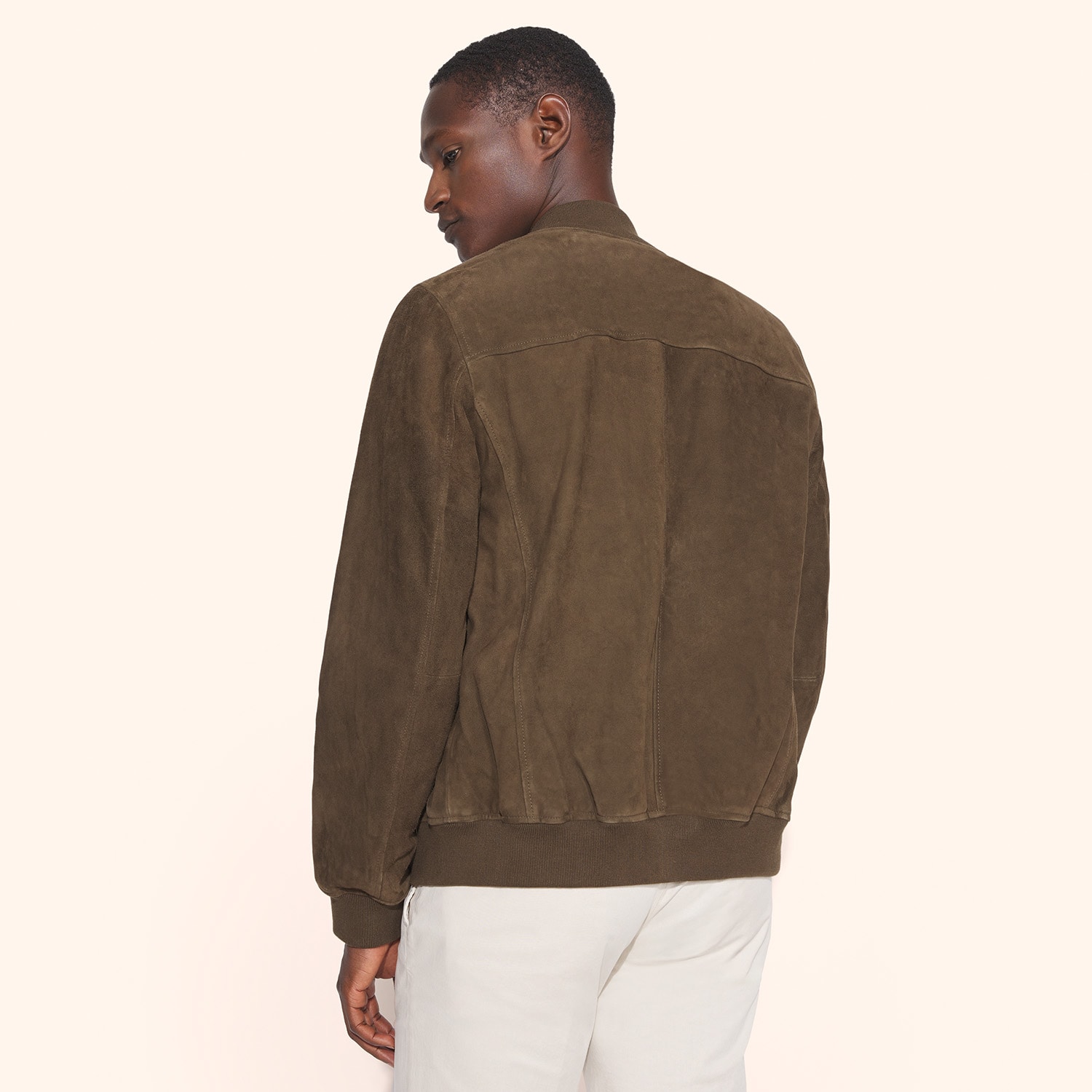 Blouson suede