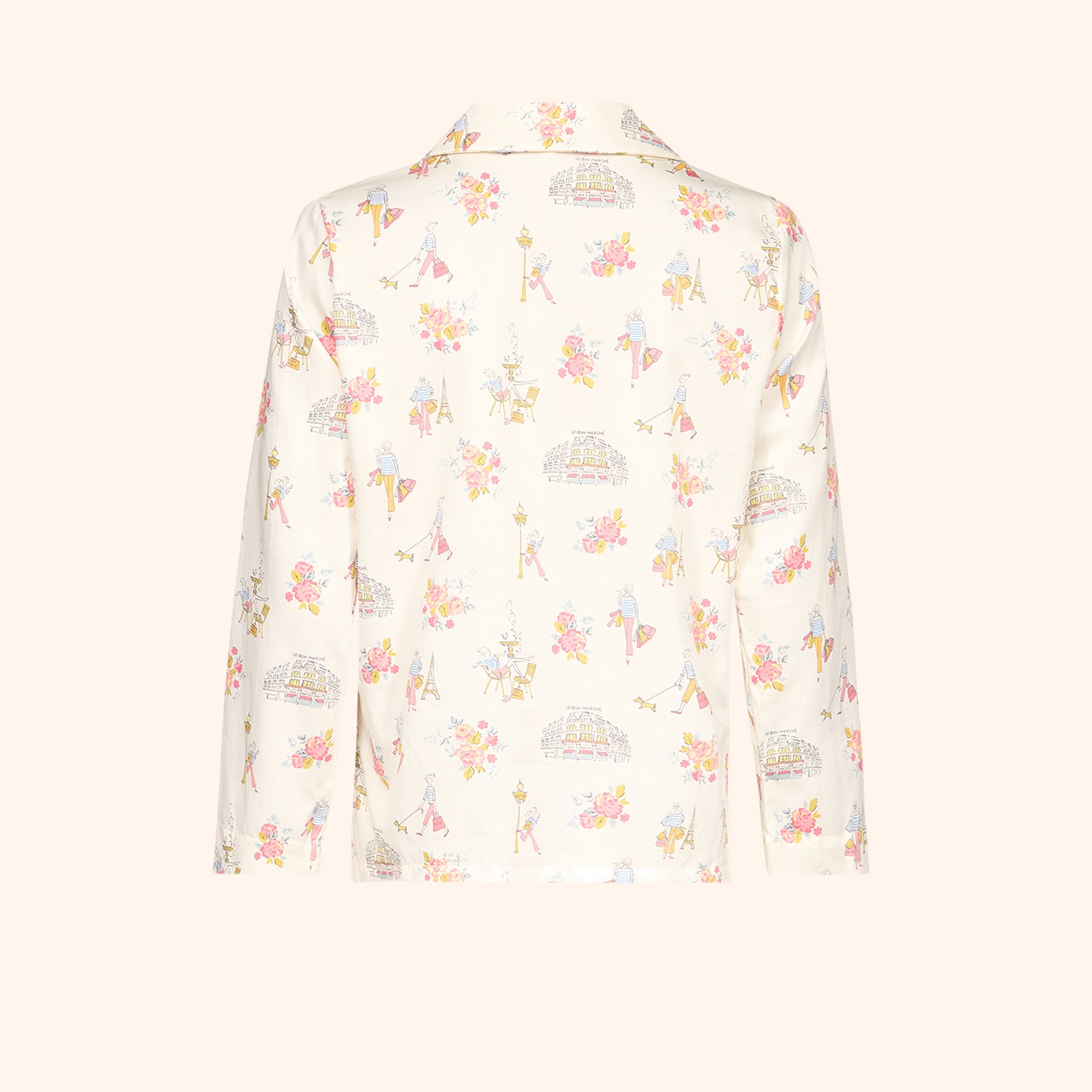 Pyjama pour femme en satin de coton exclusif Le Bon Marché