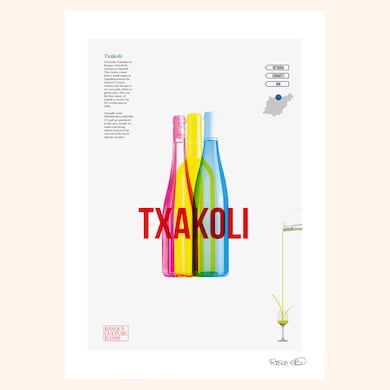 Collage "Txakoli" by Rosco - A4, , hi-res