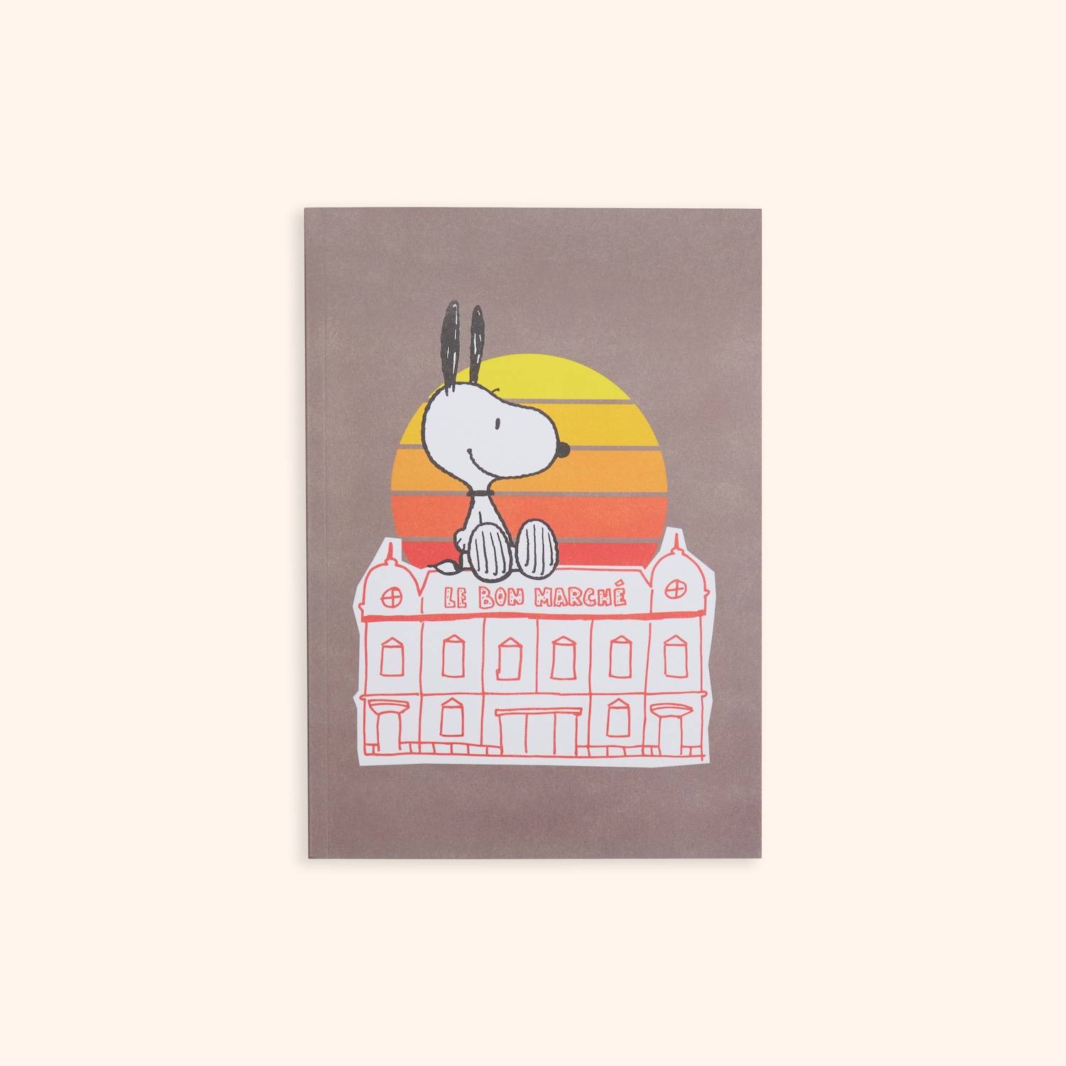 Carnet Snoopy "Couché de Soleil"