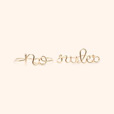 Duo de bagues "No Rules", , hi-res