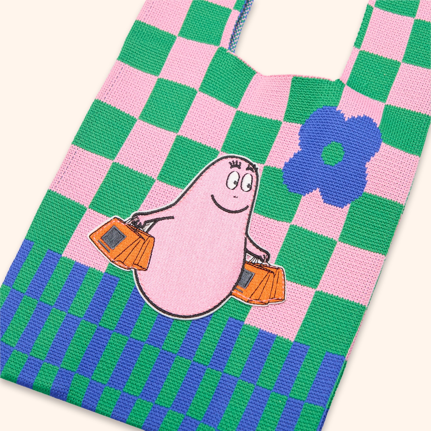 Sac maille Barbapapa Shopping