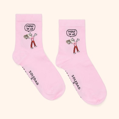 Chausettes SOLEDAD "Merci la vie", , hi-res