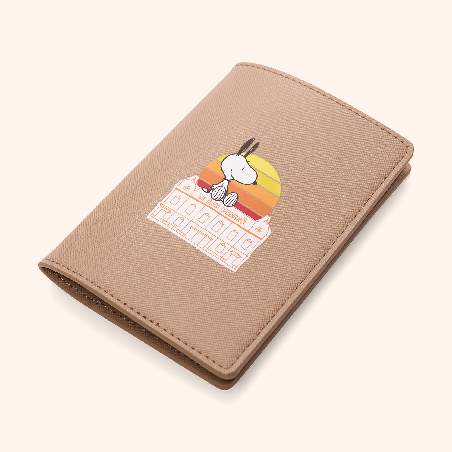 Pochette passeport Snoopy "Couché de Soleil"